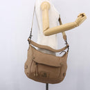 BURBERRY Blue Label Hand Bag Leather 2way Brown Auth bs30982-25