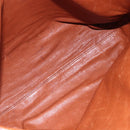 BURBERRY Black Label Tote Bag Leather Brown Silver Auth bs30984-12