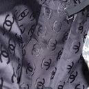 CHANEL Bysy Line Boston Bag Canvas Black CC Auth bs30986-17