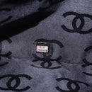 CHANEL Bysy Line Boston Bag Canvas Black CC Auth bs30986-24