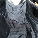 CHANEL Shoulder Bag Enamel Black Gold CC Auth bs30987-18