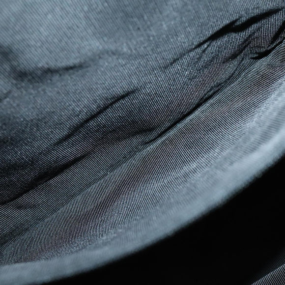 CHANEL Shoulder Bag Enamel Black Gold CC Auth bs30987