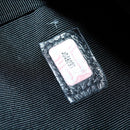 CHANEL Shoulder Bag Enamel Black Gold CC Auth bs30987-22