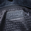 CHANEL Shoulder Bag Lamb Skin Black Silver CC Auth bs30993-19