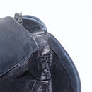 CHANEL Shoulder Bag Lamb Skin Black Silver CC Auth bs30993-20