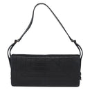 CHANEL Shoulder Bag Lamb Skin Black Silver CC Auth bs30993-13