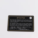 CHANEL Shoulder Bag Lamb Skin Black Silver CC Auth bs30993-12