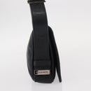 CHANEL Shoulder Bag Lamb Skin Black Silver CC Auth bs30993-4