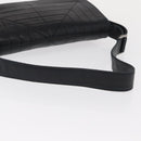 CHANEL Shoulder Bag Lamb Skin Black Silver CC Auth bs30993-7