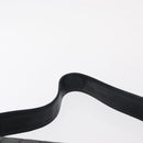 CHANEL Shoulder Bag Lamb Skin Black Silver CC Auth bs30993-14