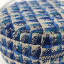 CHANEL Chain Shoulder Bag Tweed Blue Silver CC Auth bs30994V-11