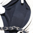 CHANEL Mademoiselle Chain Shoulder Bag Enamel Yellow Silver CC Auth bs30996-11