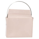 GIVENCHY Hand Bag Leather Pink Silver Auth bs30997-1