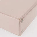 GIVENCHY Hand Bag Leather Pink Silver Auth bs30997-9