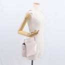 GIVENCHY Hand Bag Leather Pink Silver Auth bs30997-23
