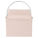 GIVENCHY Hand Bag Leather Pink Silver Auth bs30997-2