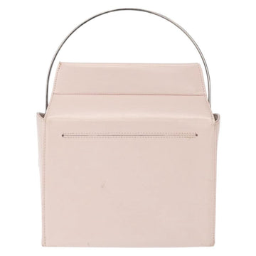GIVENCHY Hand Bag Leather Pink Silver Auth bs30997 - 0