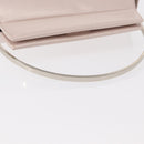 GIVENCHY Hand Bag Leather Pink Silver Auth bs30997-7