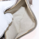 Jimmy Choo Star studs Wallet Shoulder Bag Leather Beige Silver Auth bs30998-12