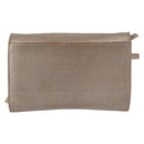 Jimmy Choo Star studs Wallet Shoulder Bag Leather Beige Silver Auth bs30998-2