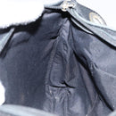 Jimmy Choo Studs Clutch Bag Leather Black Gold Auth bs30999-16