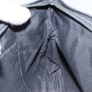 Jimmy Choo Studs Clutch Bag Leather Black Gold Auth bs30999-17