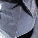 Jimmy Choo Studs Clutch Bag Leather Black Gold Auth bs30999-18