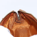 MCM Logogram Vicetos Hand Bag PVC Leather Brown Gold Auth bs31000-18