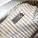 LOEWE Anagram Shoulder Bag Leather White Silver Auth bs31002-18