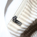 LOEWE Anagram Shoulder Bag Leather White Silver Auth bs31002-19