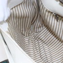 LOEWE Anagram Shoulder Bag Leather White Silver Auth bs31002-21