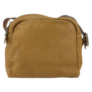 LOEWE Anagram Shoulder Bag Leather Beige Gold Auth bs31003-13