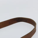 LOEWE Anagram Shoulder Bag Leather Beige Gold Auth bs31003-8