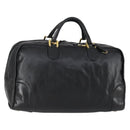 LOEWE Anagram Amazona 48 Hand Bag Leather Black Gold Auth bs31004-1