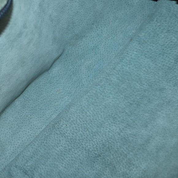 LOEWE Anagram Amazona 48 Hand Bag Leather Black Gold Auth bs31004