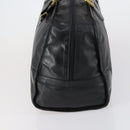 LOEWE Anagram Amazona 48 Hand Bag Leather Black Gold Auth bs31004-3