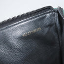 FENDI Pecan Canvas Clutch Bag PVC Green Gold Auth bs31005-12