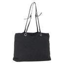 FENDI Zucca Canvas Tote Bag Black Brown Auth bs31006-1