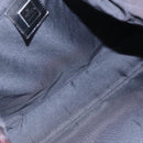 FENDI Zucca Canvas Tote Bag Black Brown Auth bs31006-11