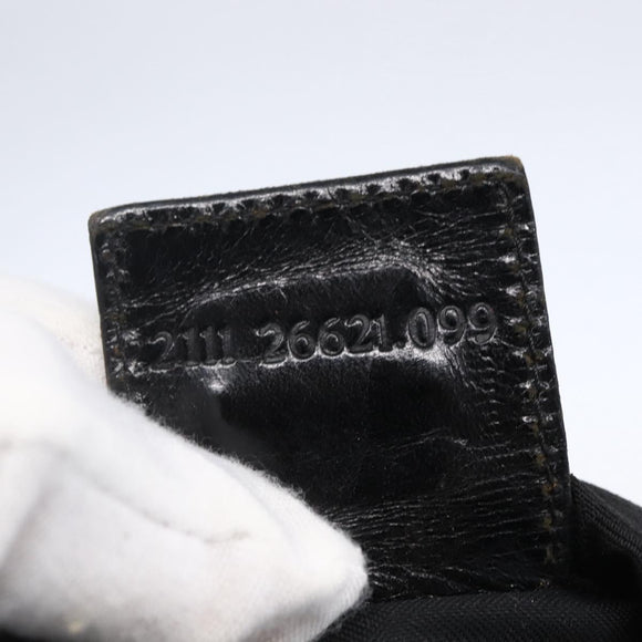 FENDI Zucca Canvas Tote Bag Black Brown Auth bs31006