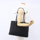 FENDI Zucca Canvas Tote Bag Black Brown Auth bs31006-23