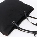 FENDI Zucca Canvas Tote Bag Black Brown Auth bs31006-6