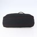 FENDI Zucca Canvas Tote Bag Black Brown Auth bs31006-5