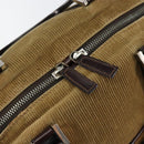 FENDI Hand Bag Velor Beige Silver Auth bs31008-14