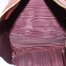 CARTIER Must Line Boston Bag Leather Bordeaux Gold Auth bs31009-18