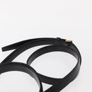 VALENTINO Hand Bag Leather 2way Black Gold Auth bs31010-15