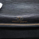 VALENTINO Hand Bag Leather 2way Black Gold Auth bs31010-21