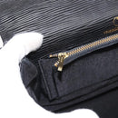 VALENTINO Hand Bag Leather 2way Black Gold Auth bs31010-24