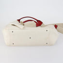 VALENTINO Tote Bag Canvas 2way White Auth bs31013-5