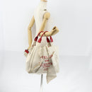 VALENTINO Tote Bag Canvas 2way White Auth bs31013-26